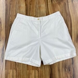 Lauren‎ Ralph Lauren White Shorts Golf Casual Classic Fit Size 14